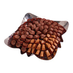 Load image into Gallery viewer, Daima Praline Chocolate Platter Silver Square Tray 905gm