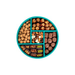 Load image into Gallery viewer, Stuffed Dates Chocolate Medium Round Tray 5 Set 1156gm