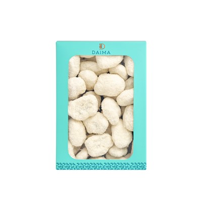 Show details for Pre Packed Dragee Pecan Coconut White 360gm Picture of Pre Packed Dragee Pecan Coconut White 360gm