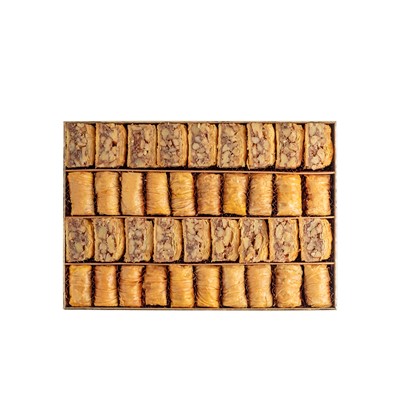 Show details for Pre Packed Baklava Saffron with Honey 435gm Picture of Pre Packed Baklava Saffron with Honey 435gm