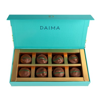 Show details for Daima Milk Chocolate Esh Al BulBul Pistachio Picture of Daima Milk Chocolate Esh Al BulBul Pistachio