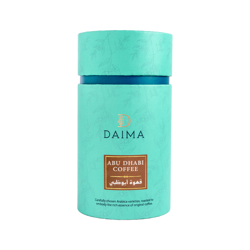 Abu dhabi coffee cylinder hand roasted 250gm