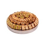 Load image into Gallery viewer, Assorted Baklava Perce-Neige Round Tray 1122gm
