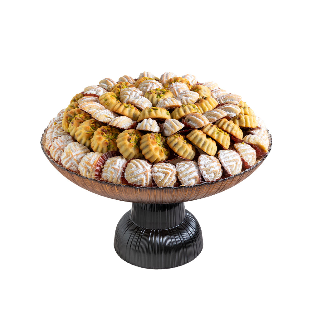 Assorted Maamoul Double Wall Round Tray Set 1400gm