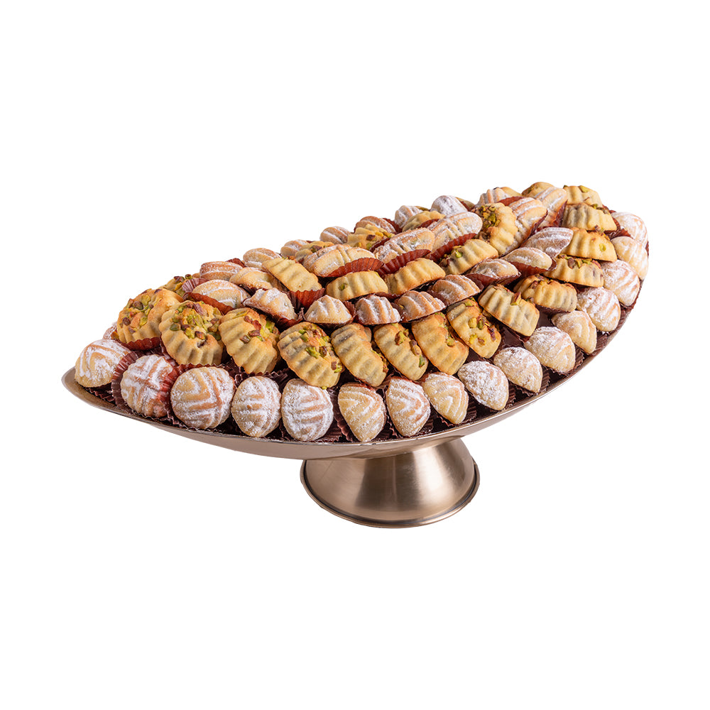 Assorted Maamoul Ormat Apollo Boat Tray 1398gm