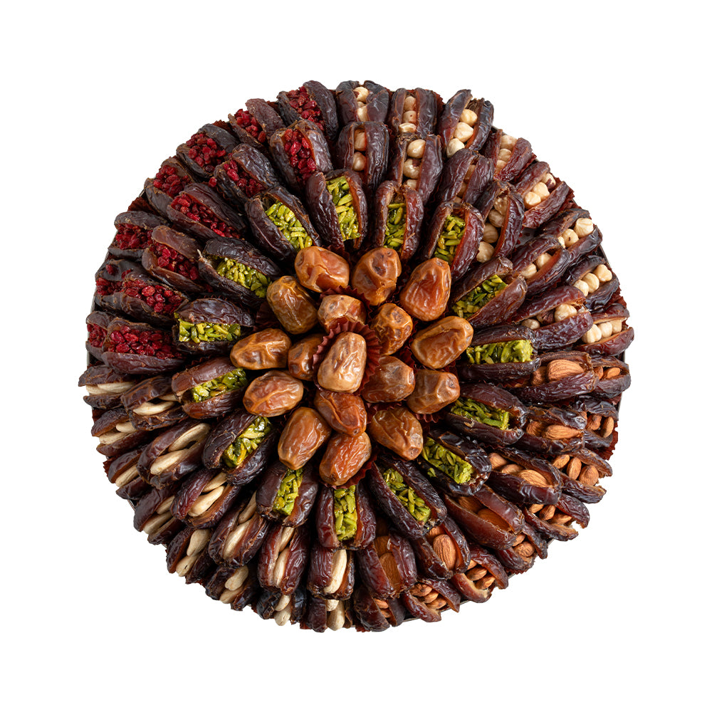Daima Belly Tray with Ball Stuffed Dates Tray Set 2070gm - Image 2