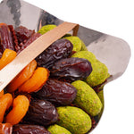 Load image into Gallery viewer, Daima Dates and Chocolate Silver Rectangular Tray 1995gm - Image 4

