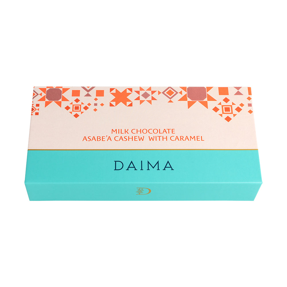 Daima milk chocolate asabea cashew with caramel   image 2