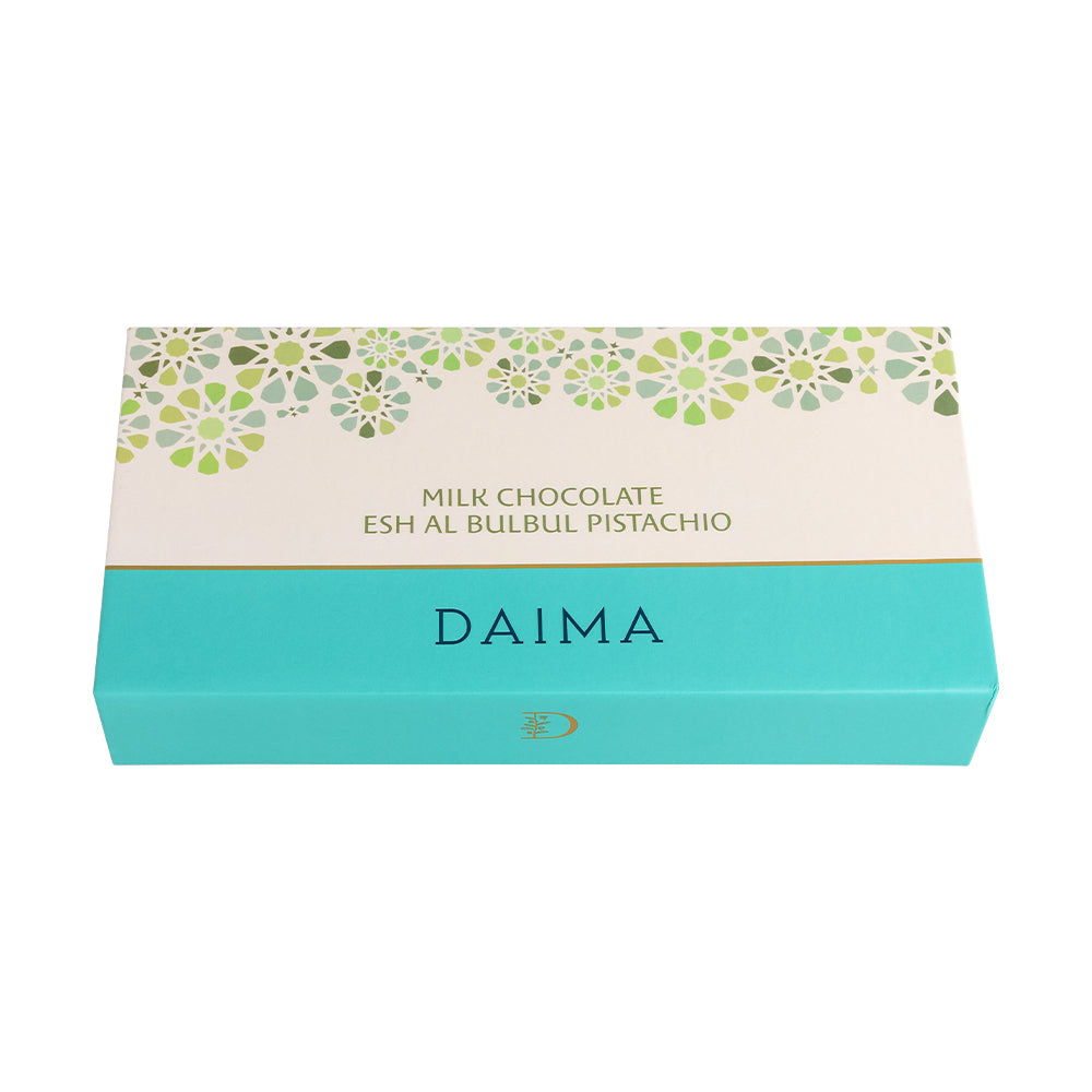 Daima milk chocolate esh al bulbul pistachio   image 2