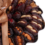 Load image into Gallery viewer, Daima Stuffed Dates Platter Silver Round Tray 1285gm - Image 4
