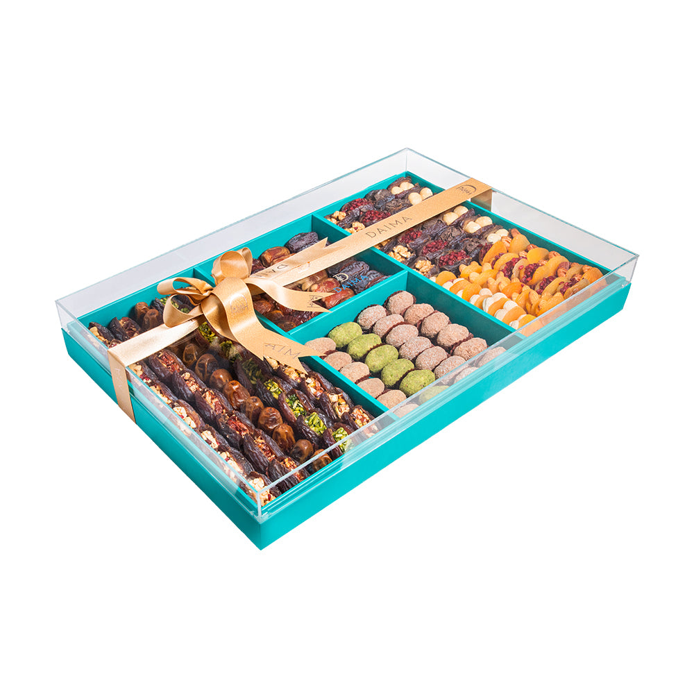 Daima Stuffed Dates Rectangular 4 Divided Set 3700gm - Image 4