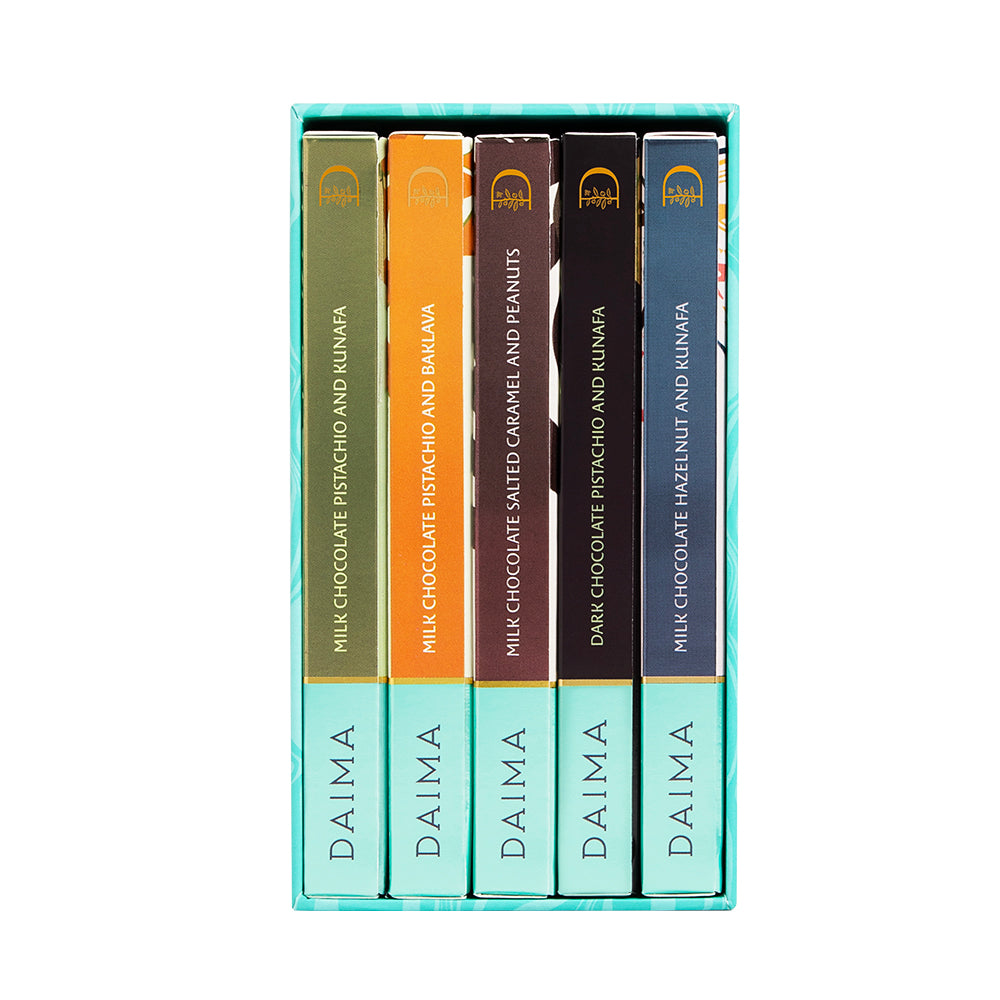 Pre Packed Daima Dubai Premium Assorted Milk Chocolate Bars 500gm - Image 3
