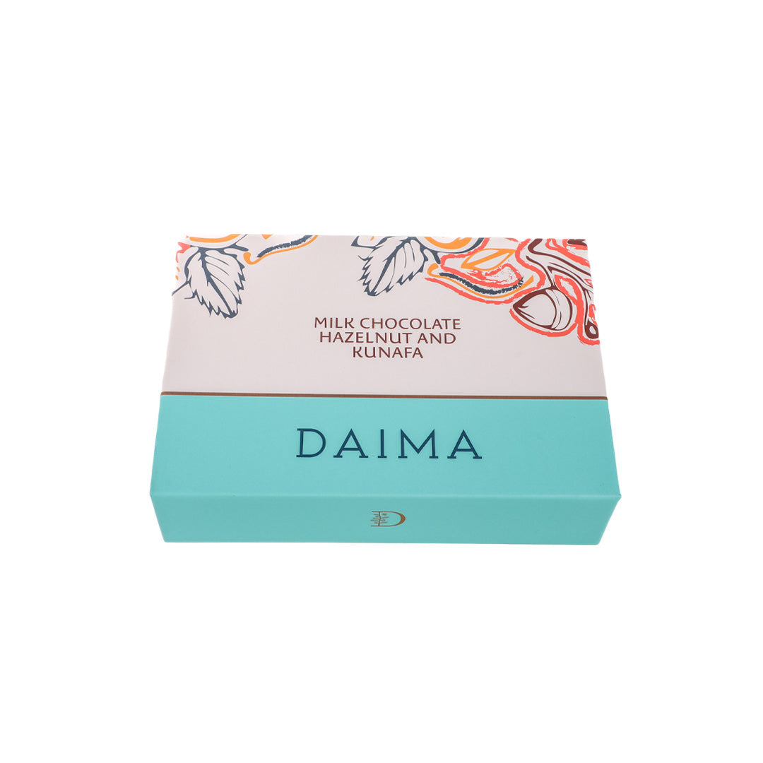 Pre packed daima milk chocolate hazelnut and kunafa 105gm