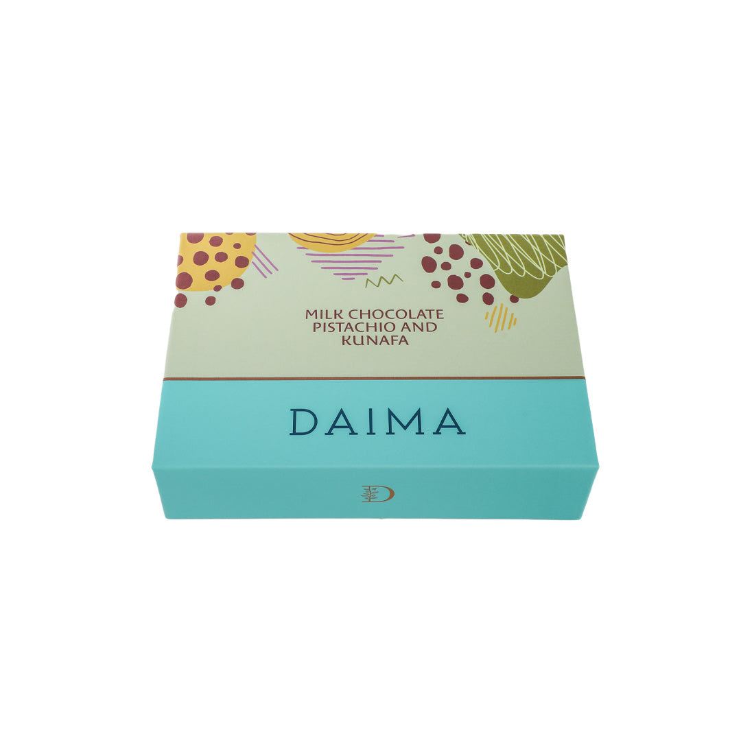 Pre packed daima milk chocolate pistachio and kunafa 105gm