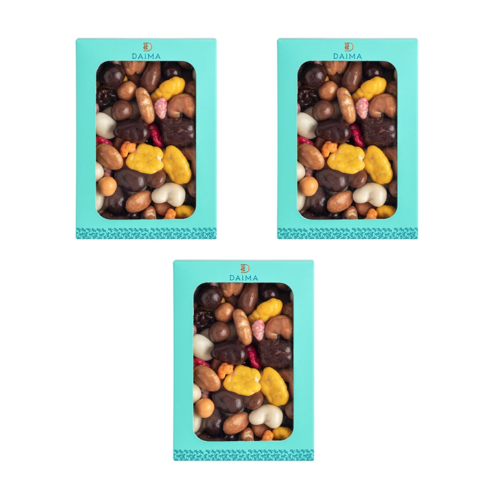 Pre Packed Dragee Assorted Nuts & Fruits 3Pcs