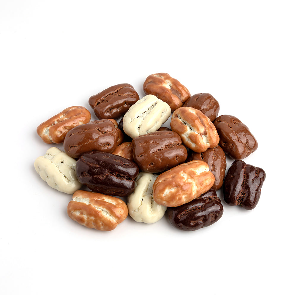 Pre packed dragee cylinder box pecan assorted 270gm   image 2