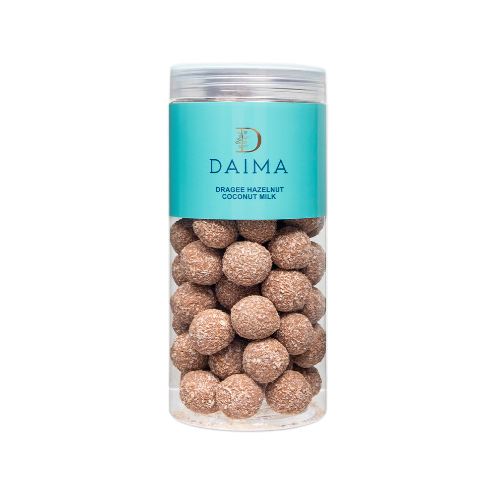 Pre packed dragee hazelnut coconut milk 300gm