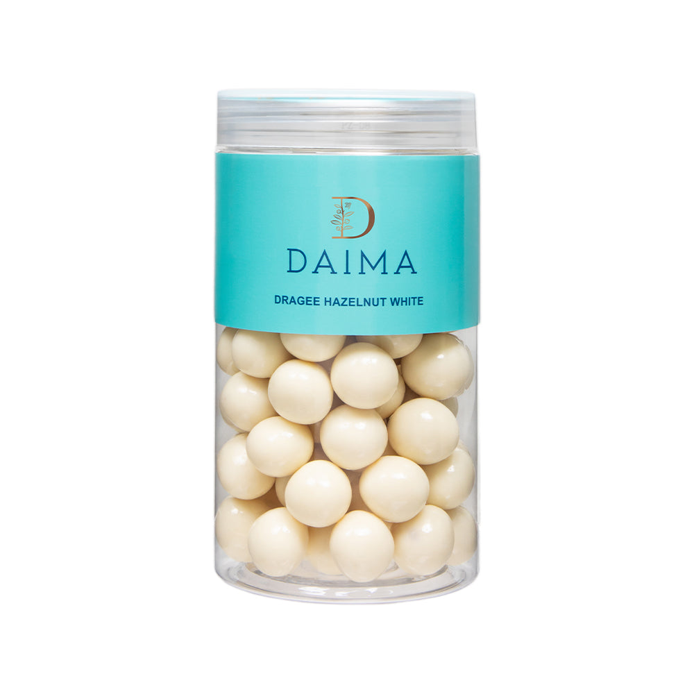 Pre Packed Dragee Hazelnut White 250gm