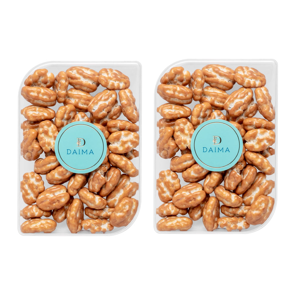 Pre Packed Dragee Pecan caramel 2Pcs