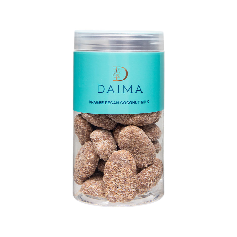 Pre packed dragee pecan coconut milk 230gm