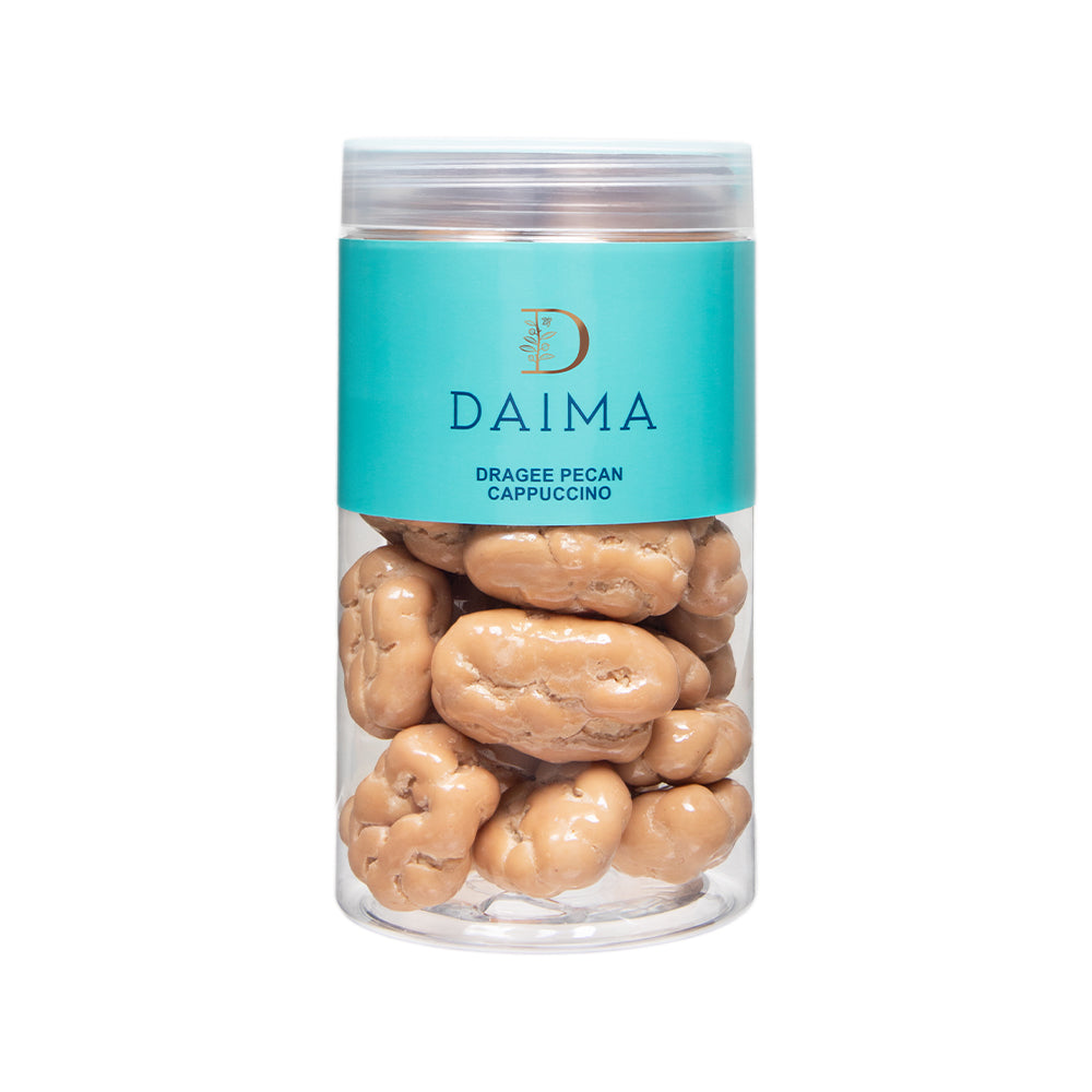 Pre packed dragee pecan with cappachino 250gm