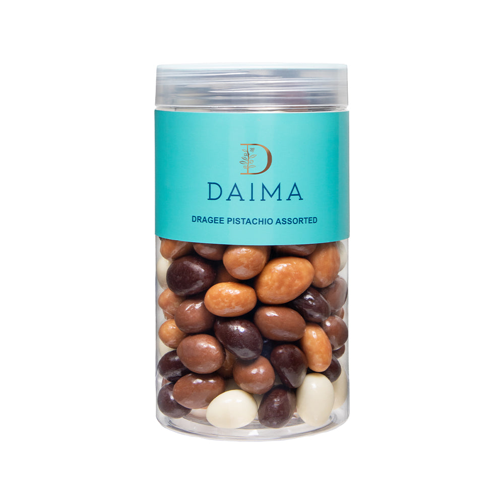 Pre packed dragee pistachio assorted