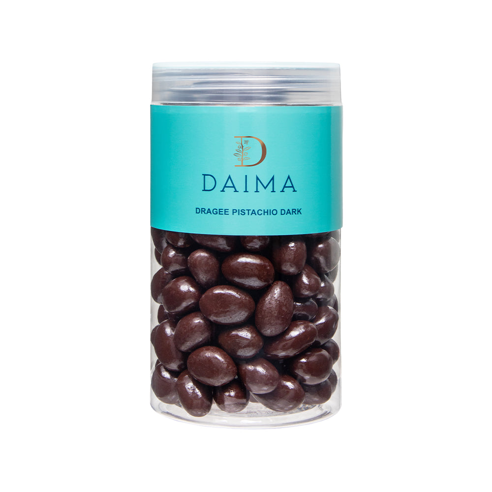 Pre packed dragee pistachio dark 300gm