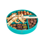 Load image into Gallery viewer, Stuffed Dates Chocolate Medium Round Tray 5 Set 1156gm - Image 3
