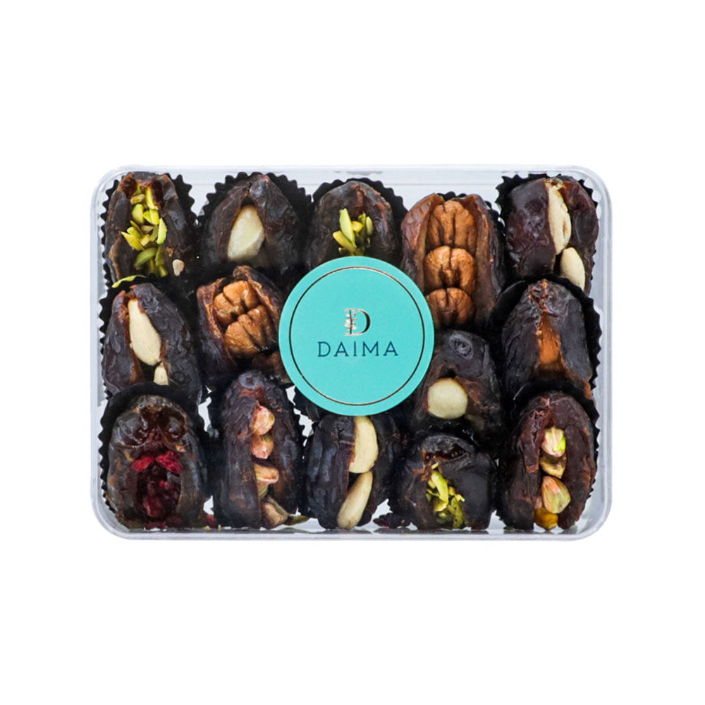 Pre Packed Stuffed Dates Jumbo Assorted 380gm
