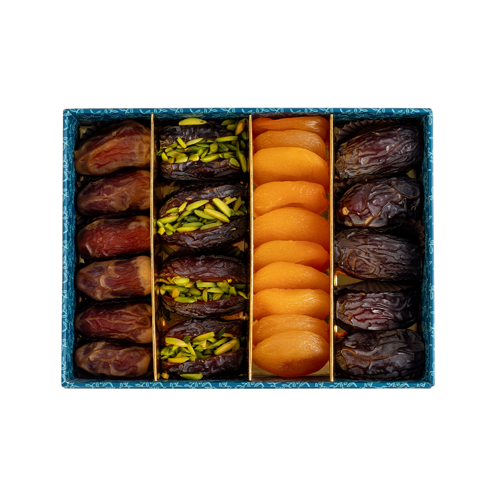 Picture of Daima Ramadan Dates Assorted Rectangle Set 500gm