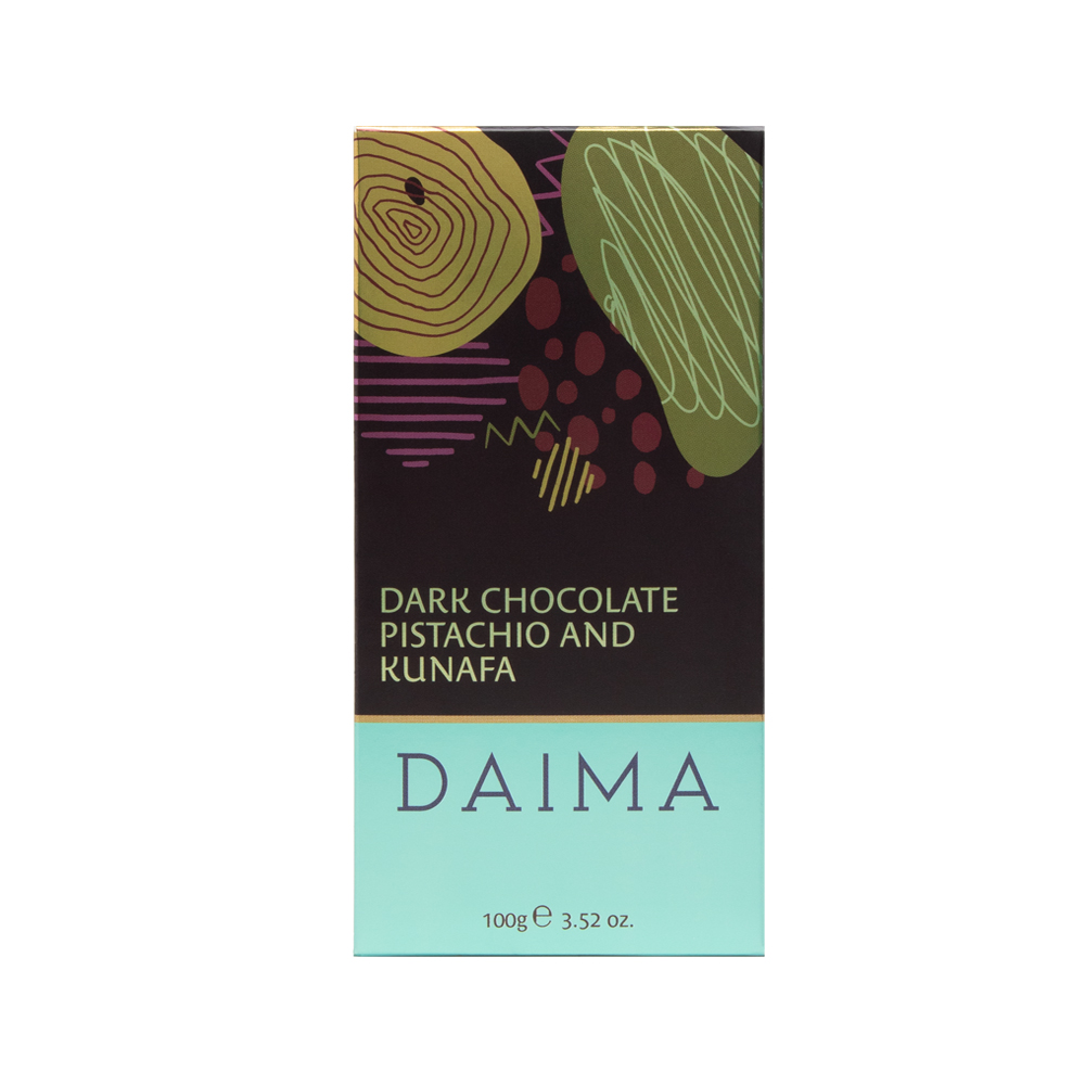 Picture of Daima Dark Chocolate Pistachio & Kunafa 100gm
