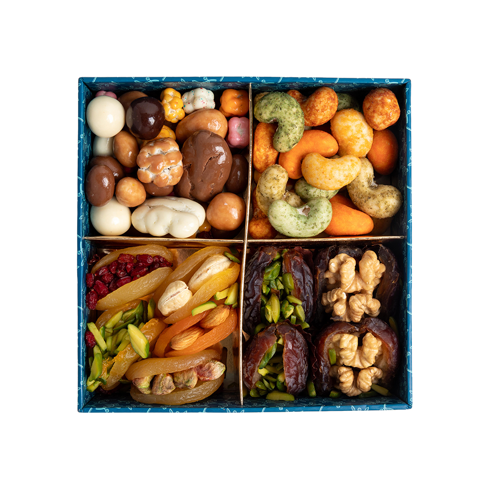 Picture of Daima National Day Dragee Nuts and Stuffed Dates Square 4 Set