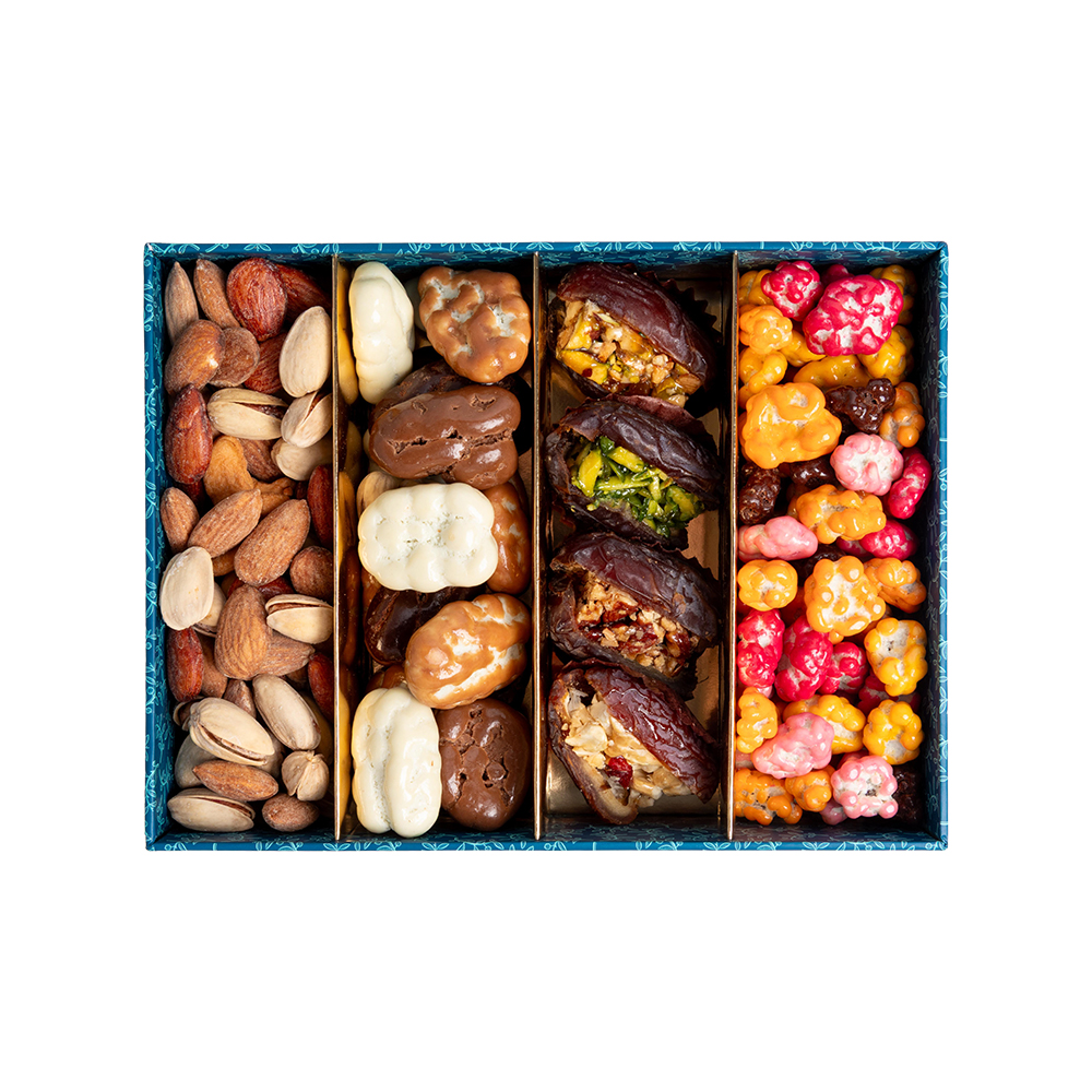 Picture of Daima National Day Nuts and Stuffed Dates Rectangle 4 Set