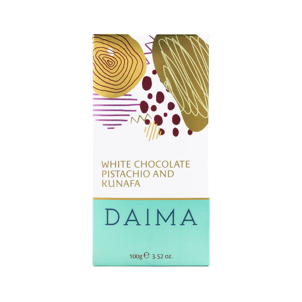 Picture of Daima White Chocolate Pistachio & Kunafa 100gm