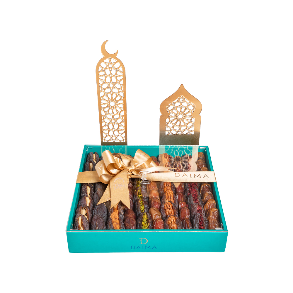 Picture of Daima Stuffed Dates Medium Square Tray Set 1850gm