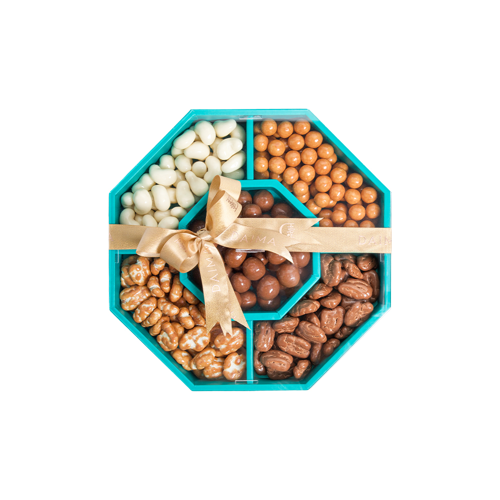 Picture of Daima Dragee Chocolate Octagonal Tray 5 Set 1190gm