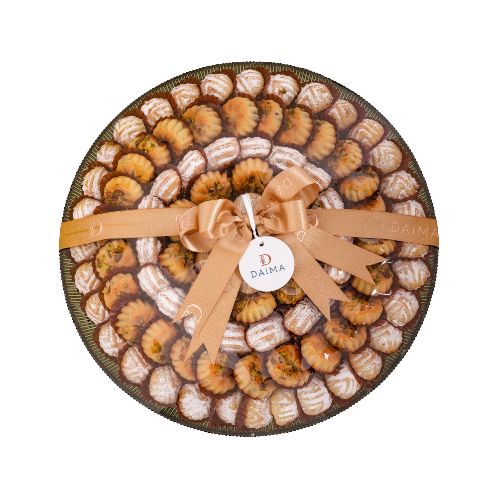 Picture of Assorted Maamoul Decor Glass Tray Set 1400gm