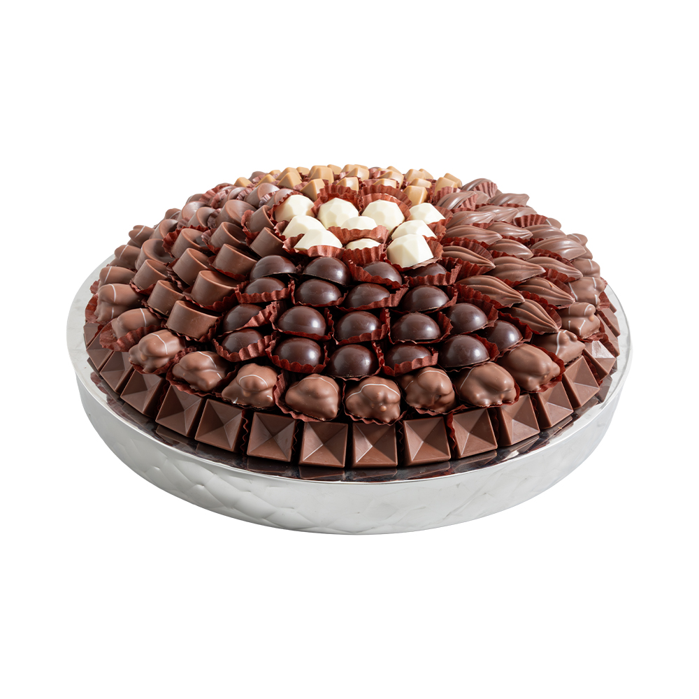 Picture of Daima Perce Neige Round Praline Chocolate Tray 1545gm