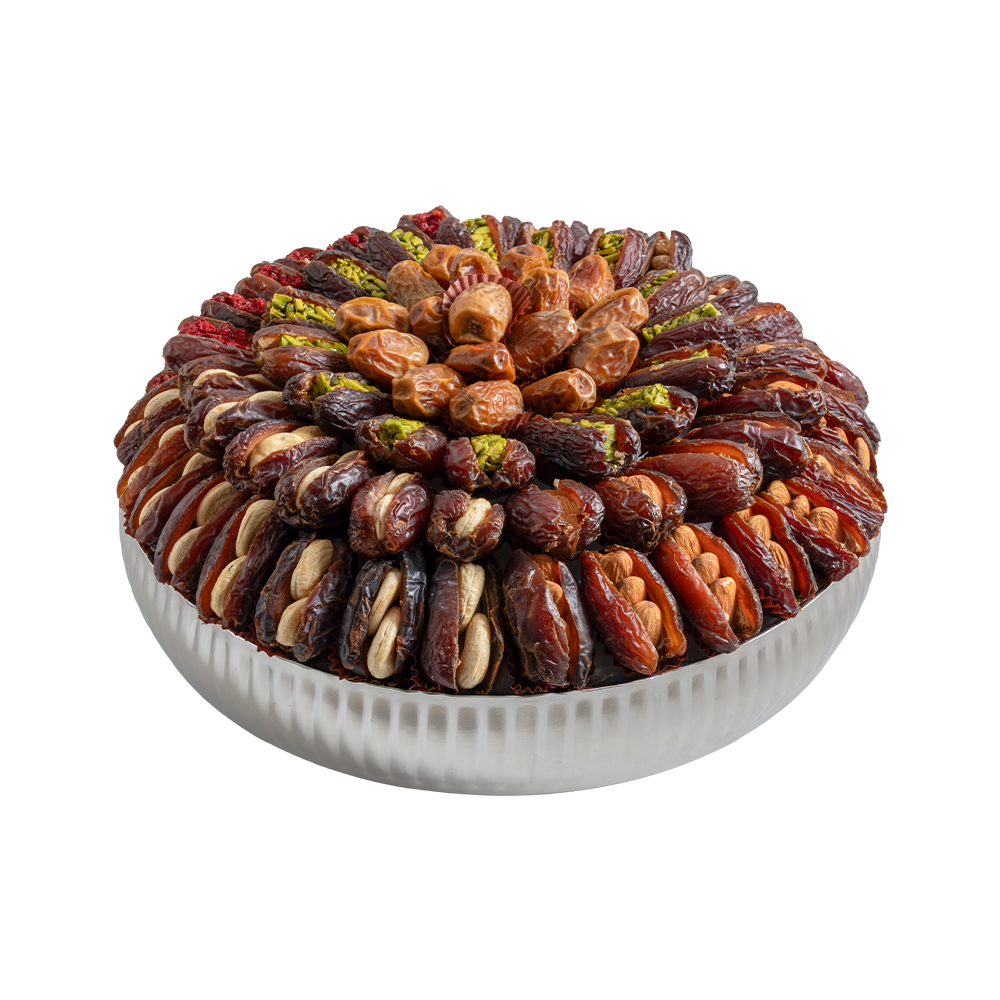 Picture of Daima Belly Tray with Ball Stuffed Dates Tray Set 2070gm