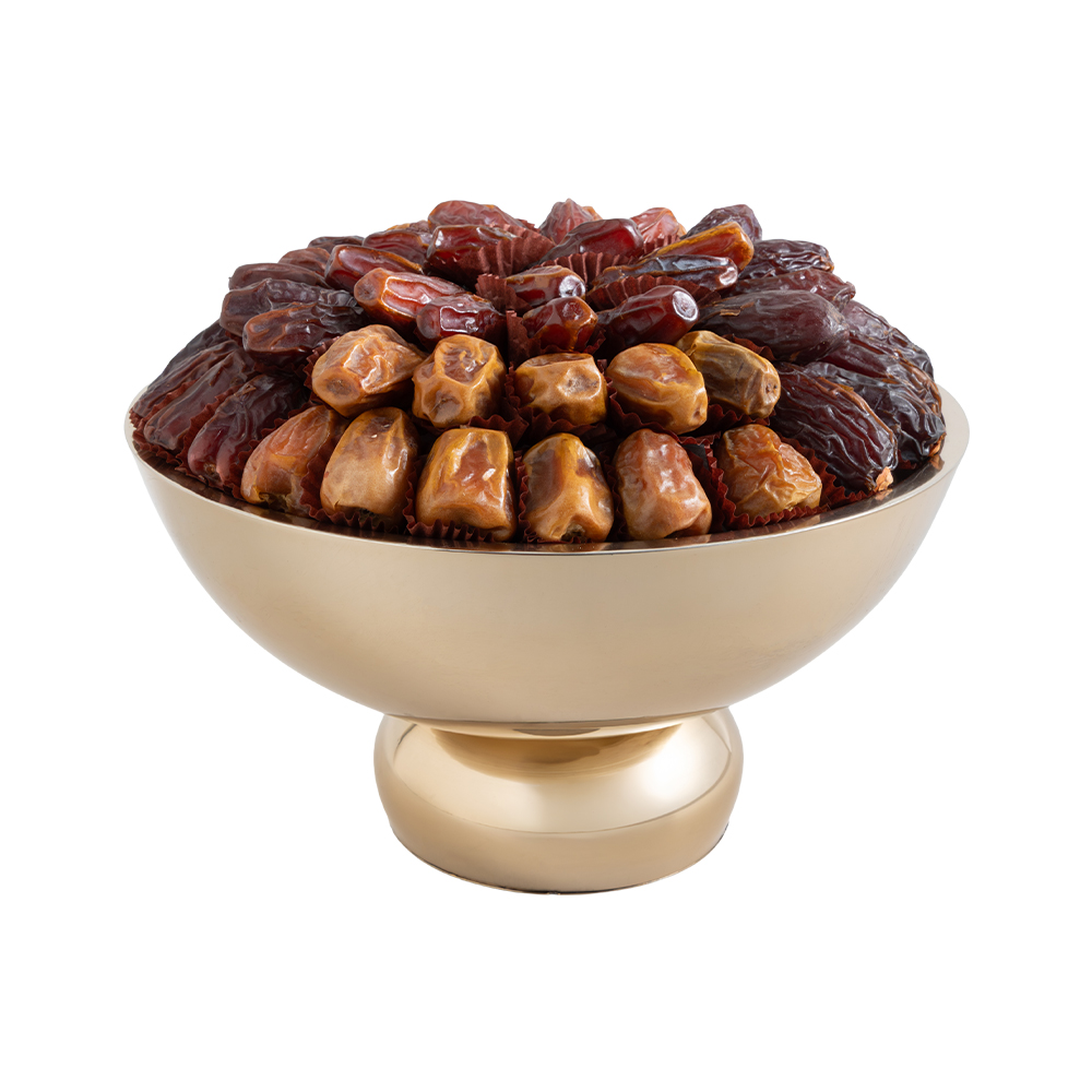 Picture of Daima Champagne Bowl Dates Tray Set 855gm