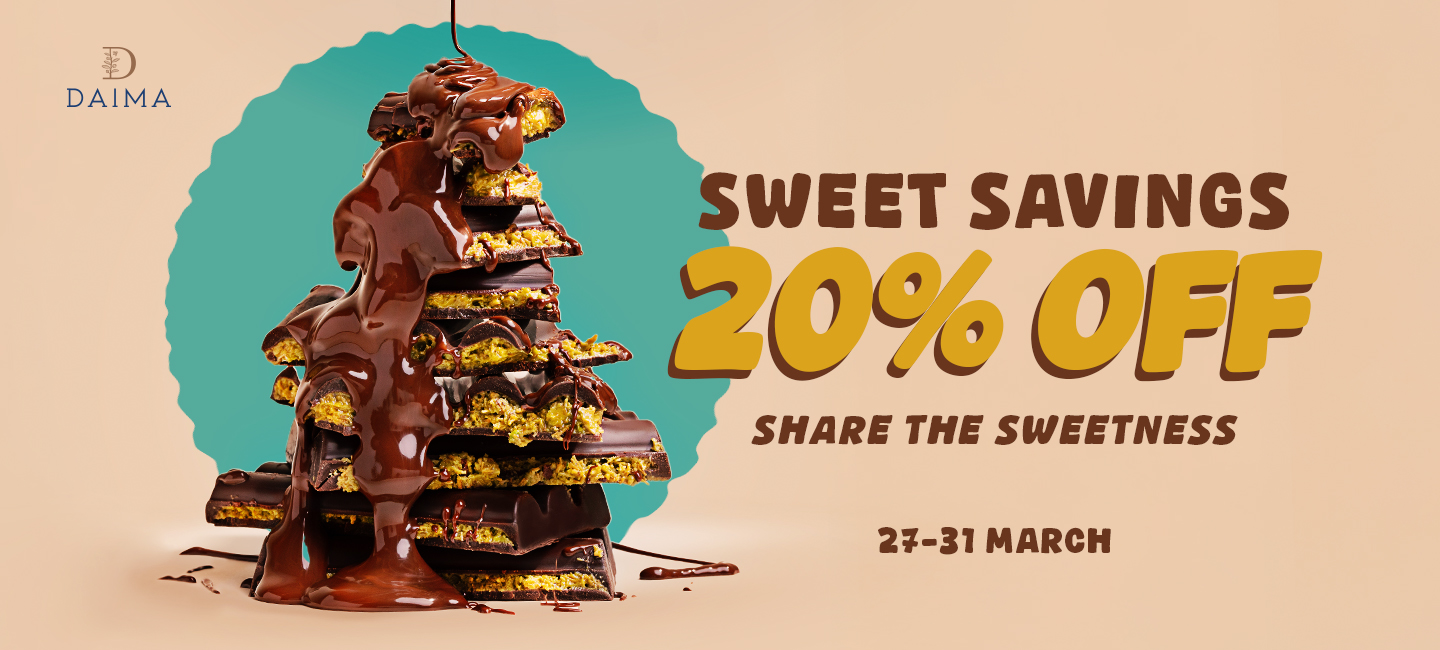 <p>Daima 20% Off Sale</p><div><br></div>