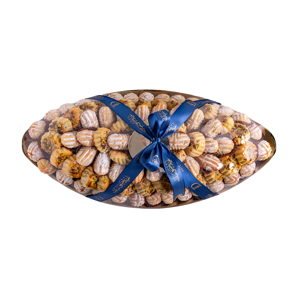 Picture of Assorted Maamoul Ormat Apollo Boat Tray 1398gm